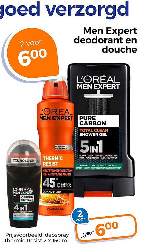 Men Expert deodorant en douche