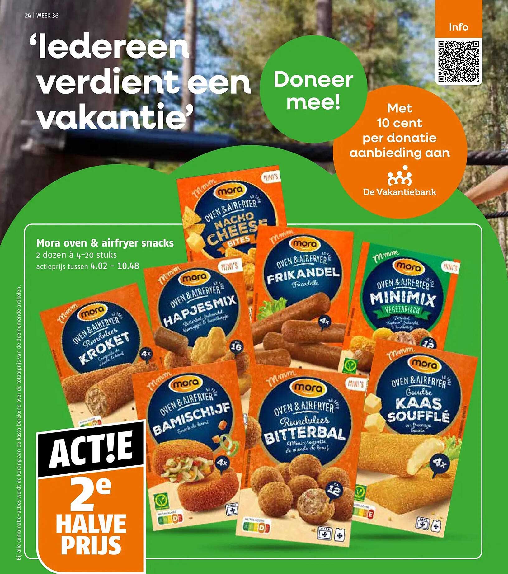 Mora oven & airfryer snacks 2e halve prijs