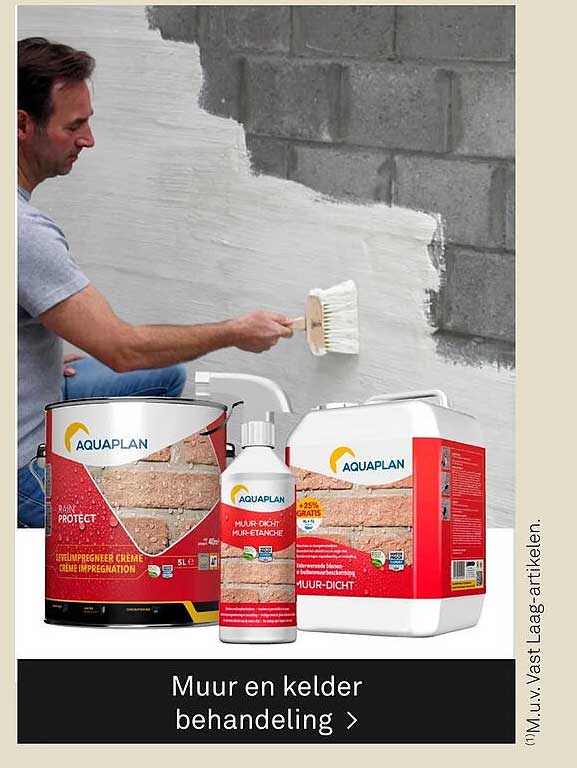 Muur en kelder behandeling