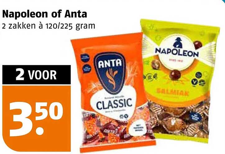 Napoleon of Anta 2 zakken à 120/225 gram