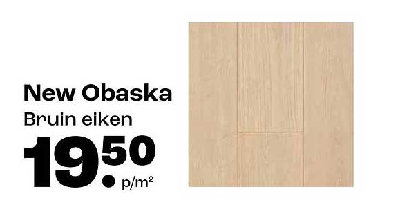 New Obaska Bruin eiken