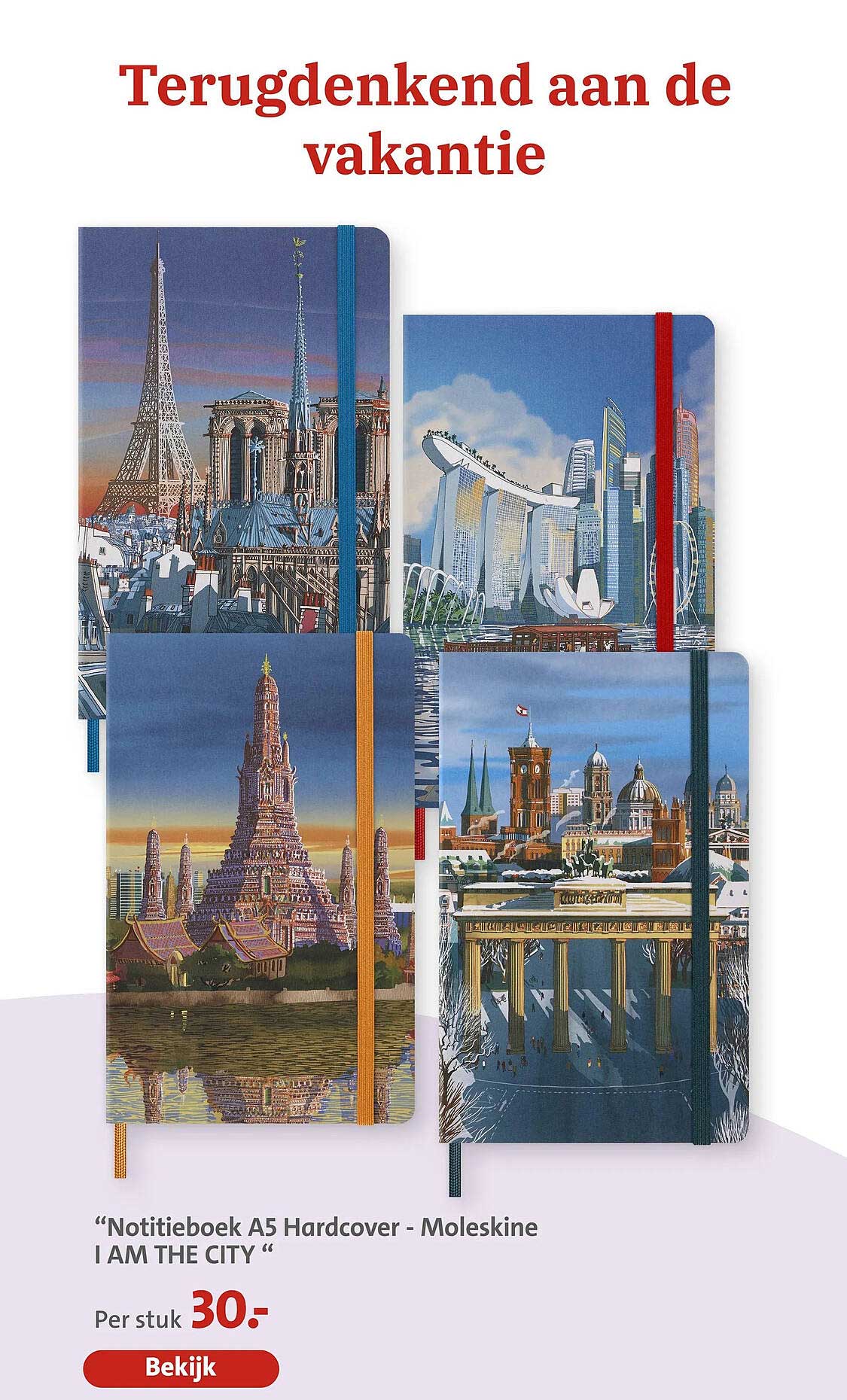 Notitieboek A5 Hardcover - Moleskine I AM THE CITY
