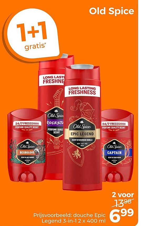 Old Spice 1+1 gratis