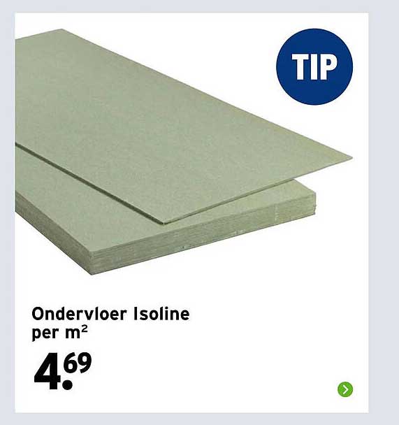 Ondervloer Isoline per m²