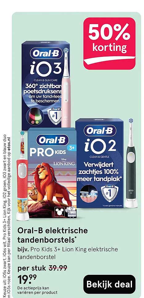 Oral-B elektrische tandenborstels*