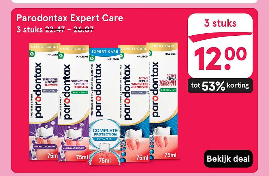 Parodontax Expert Care 3 stuks