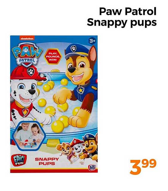 Paw Patrol Snappy pups