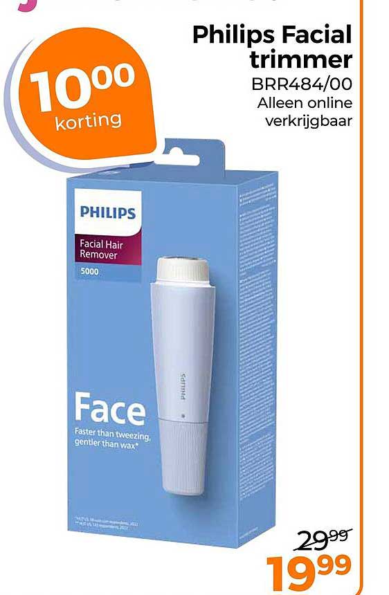 Philips Facial trimmer BRR484/00 Alleen online verkrijgbaar