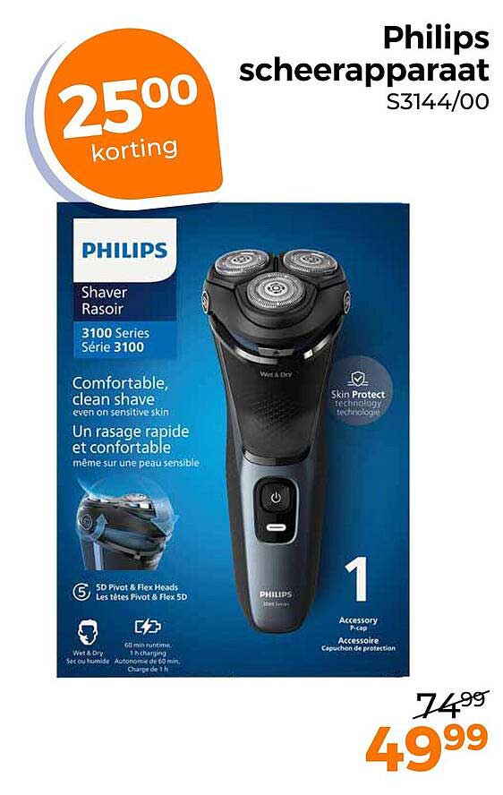 Philips scheerapparaat S3144/00 25,00 korting