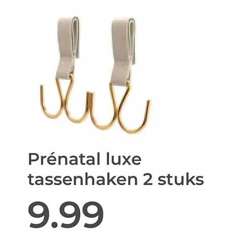 Prénatal luxe tassenhaken 2 stuks