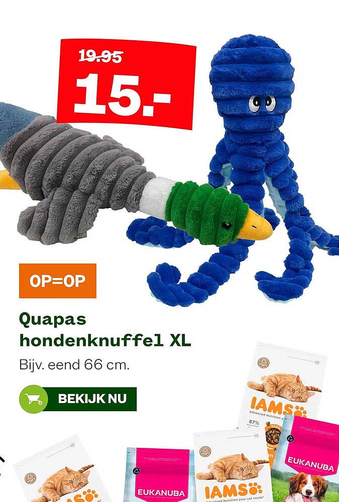 Quapas hondenknuffel XL
