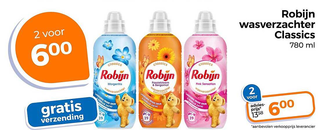 Robijn wasverzachter Classics 780 ml