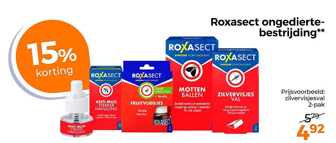 Roxasect ongedierte-bestrijding** 15% korting