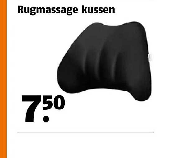 Rugmassage kussen