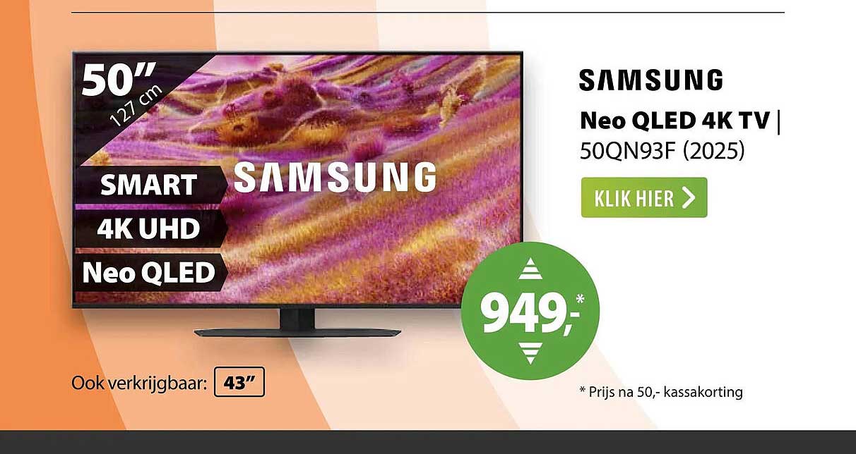 SAMSUNG Neo QLED 4K TV | 50QN93F (2025)