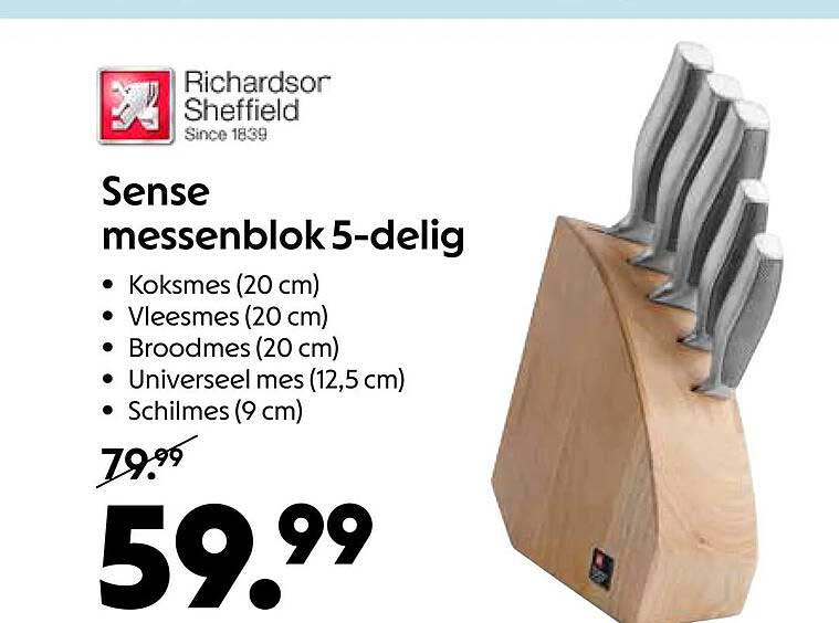 Sense messenblok 5-delig
