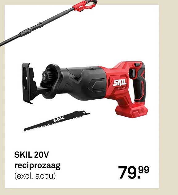 SKIL 20V reciprozaag (excl. accu)