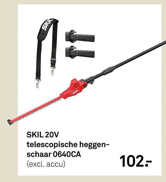 SKIL 20V telescopische heggenschaar 0640CA