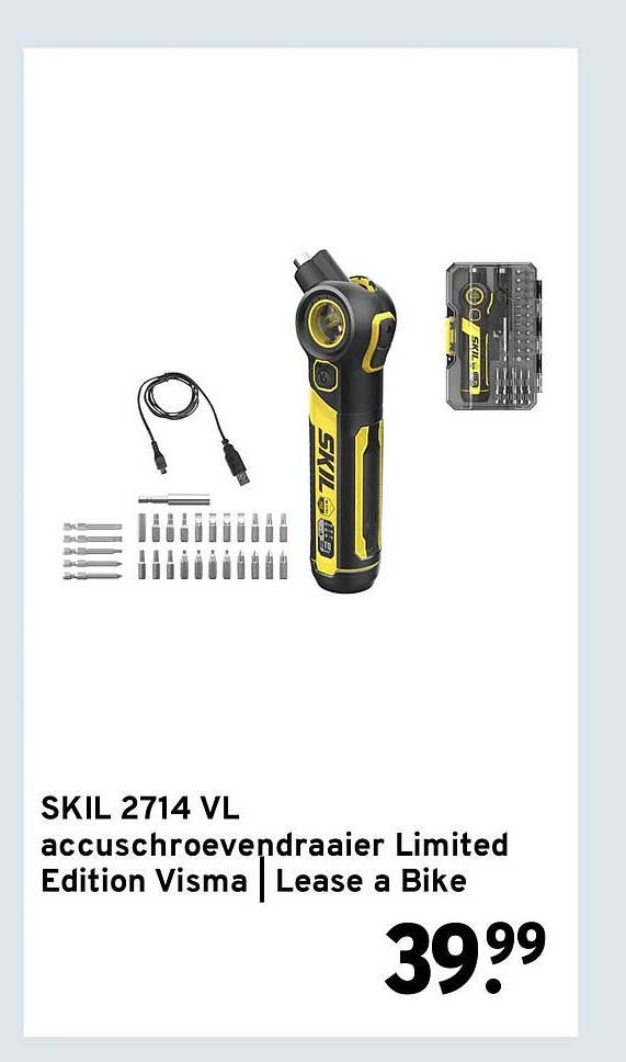 SKIL 2714 VL accuschroevendraaier Limited Edition Visma | Lease a Bike