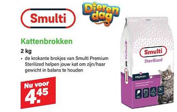 Smulti Kattenbrokken 2 kg