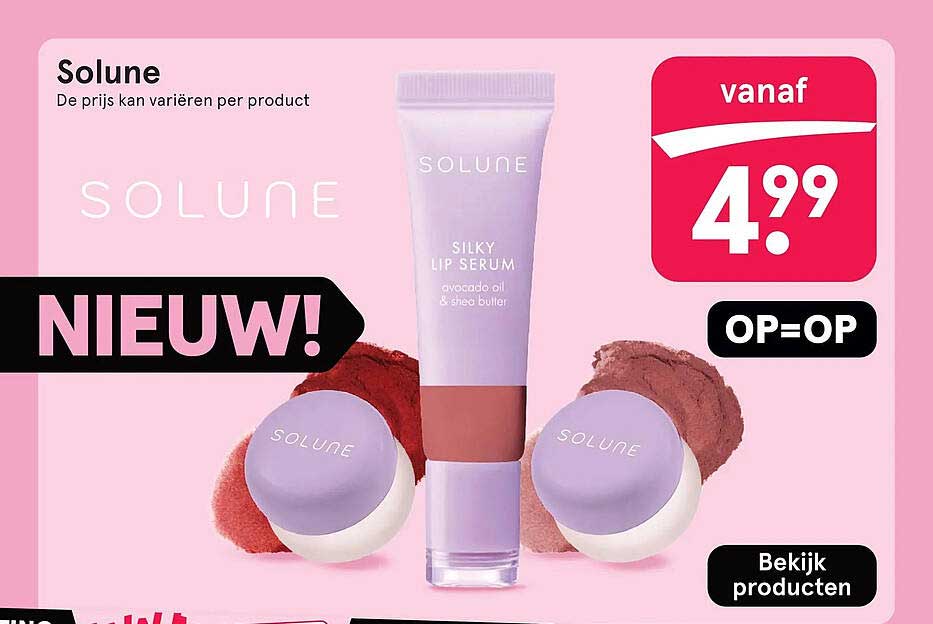 Solune Silky Lip Serum nieuw! OP=OP