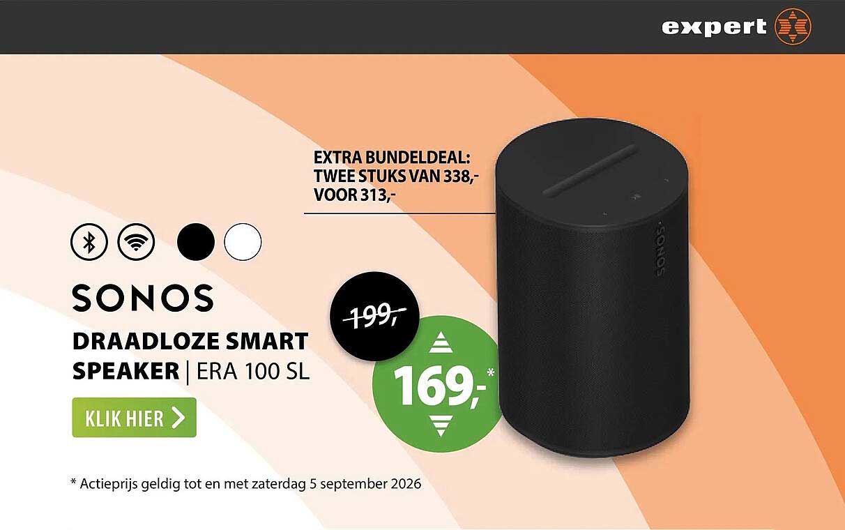 SONOS DRAADLOZE SMART SPEAKER | ERA 100 SL