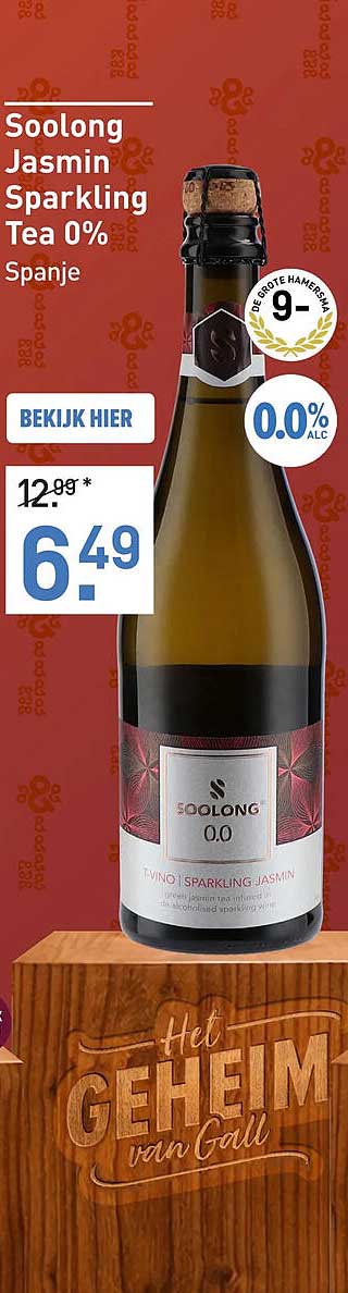 Soolong Jasmin Sparkling Tea 0%