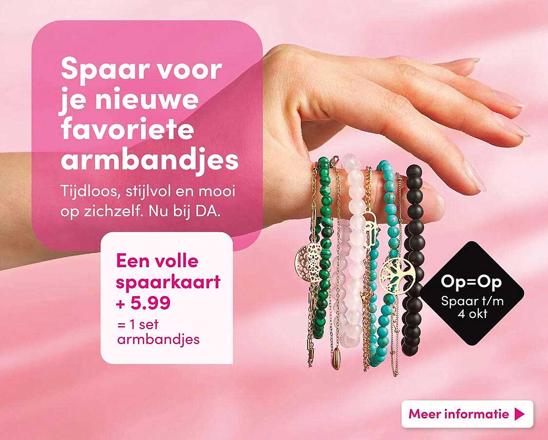 Spaar voor je nieuwe favoriete armbandjes