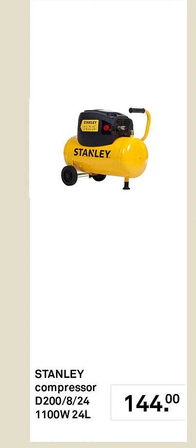 STANLEY compressor D200/8/24 1100W 24L