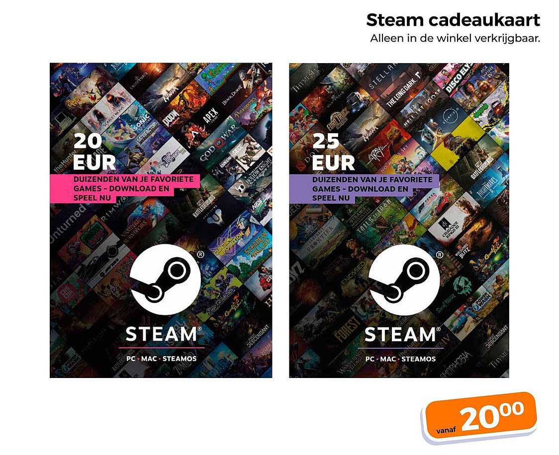 Steam cadeaukaart