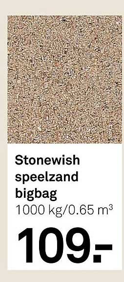 Stonewish speelzand bigbag