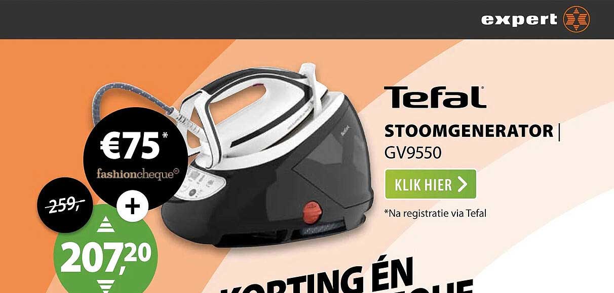 Tefal STOOMGENERATOR GV9550
