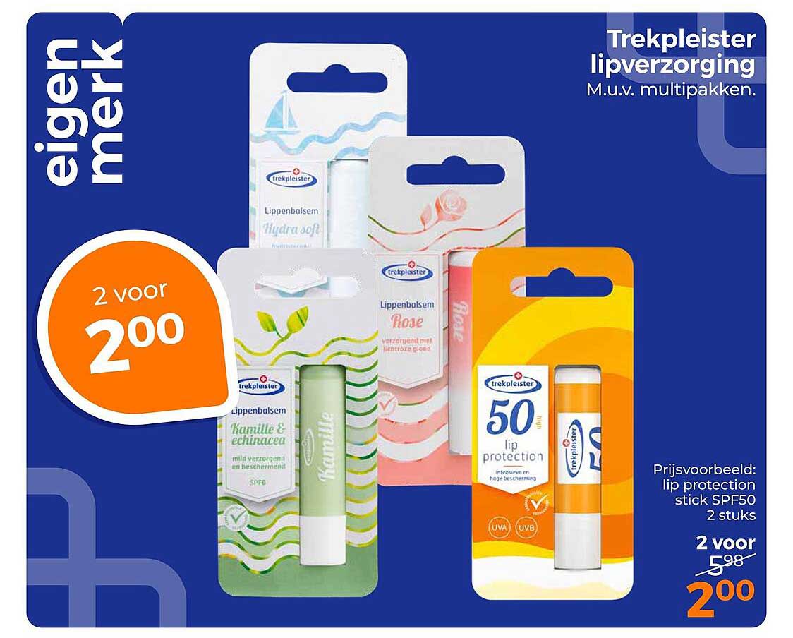 Trekpleister lipverzorging
