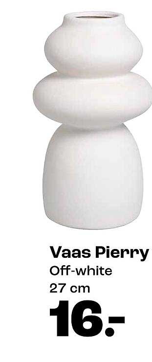 Vaas Pierry Off-white 27 cm