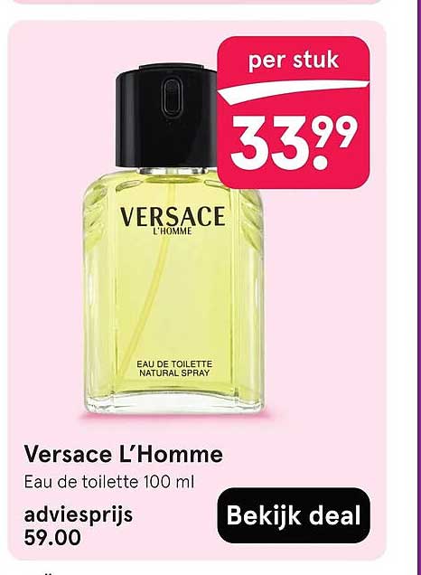 Versace L’Homme Eau de toilette 100 ml