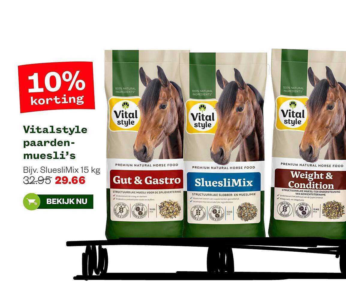 Vitalstyle paarden-muesli’s
