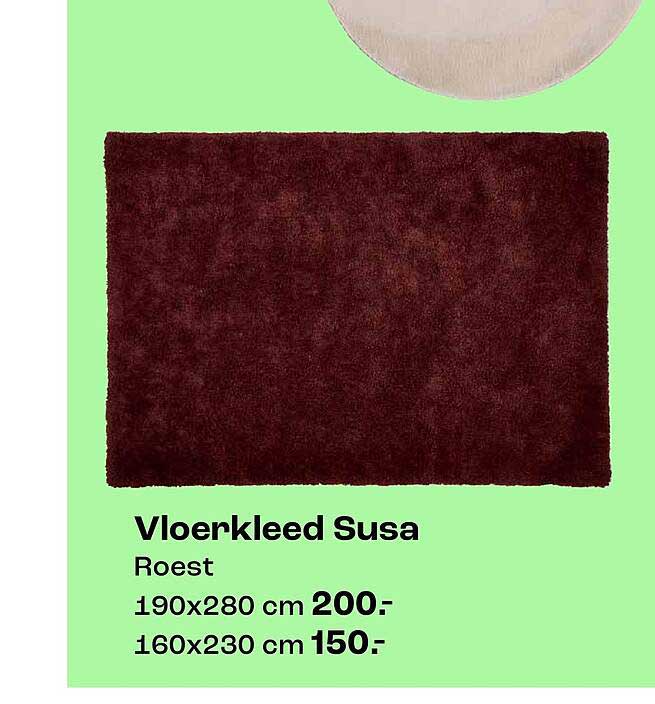 Vloerkleed Susa Roest
