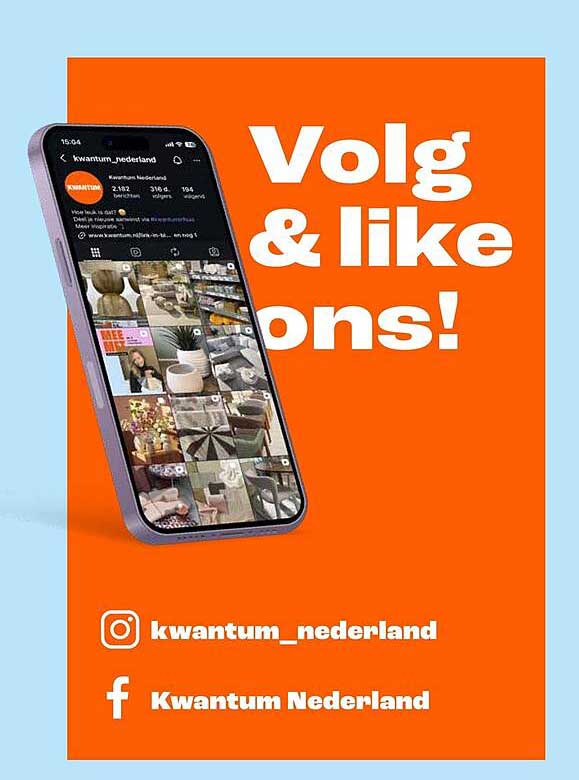 Volg & like ons!