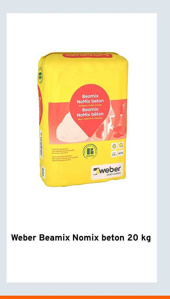 Weber Beamix Nomix beton 20 kg