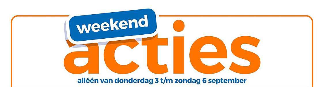 weekend acties