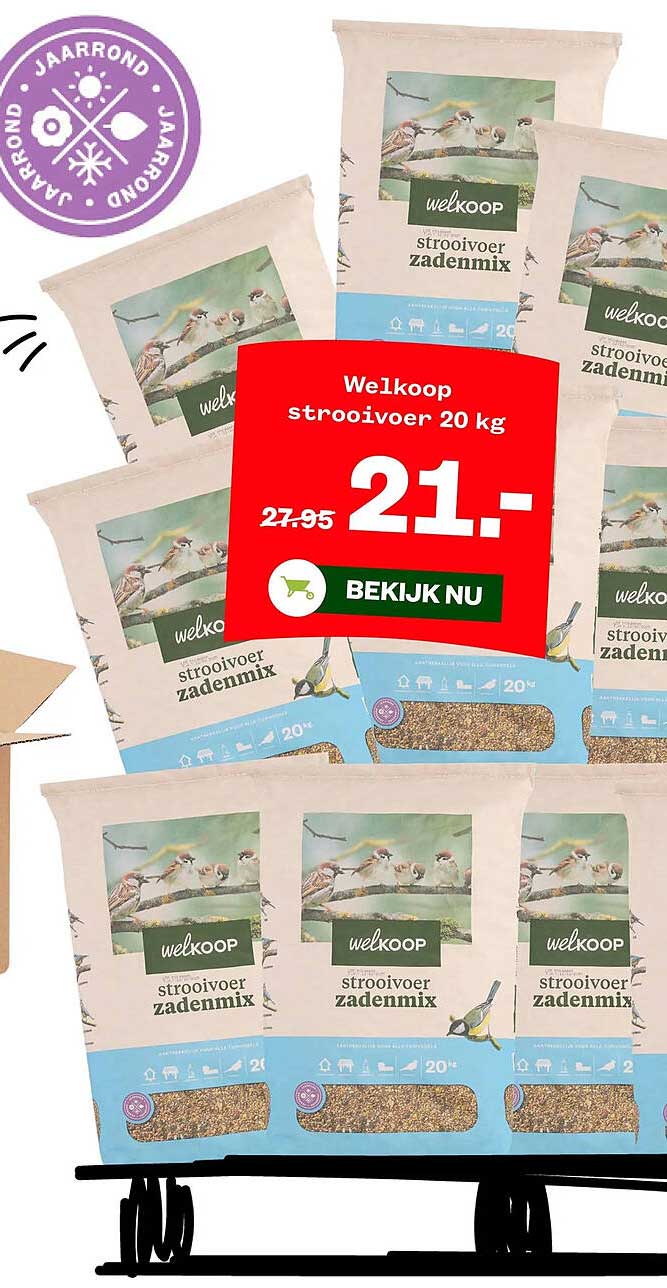 Welkoop strooivoer 20 kg