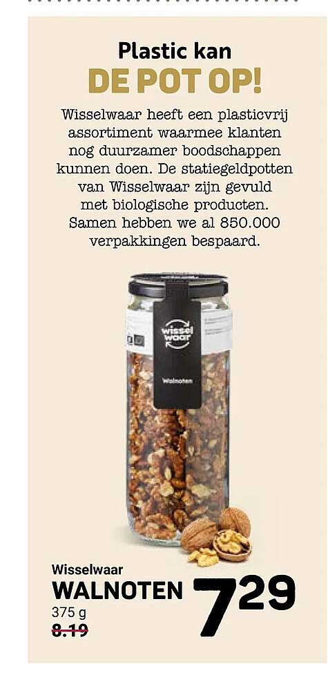 Wisselwaar WALNOTEN