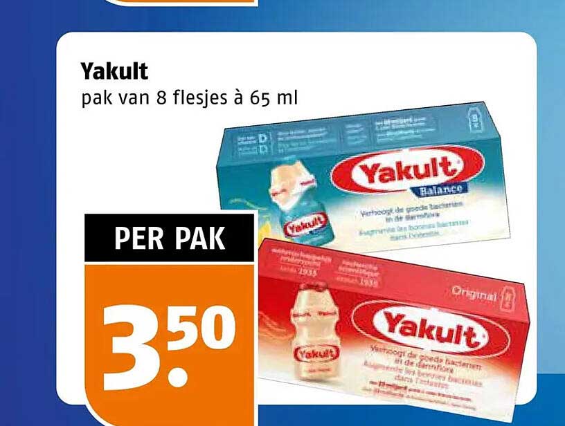 Yakult pak van 8 flesjes à 65 ml