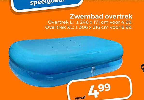 Zwembad overtrek