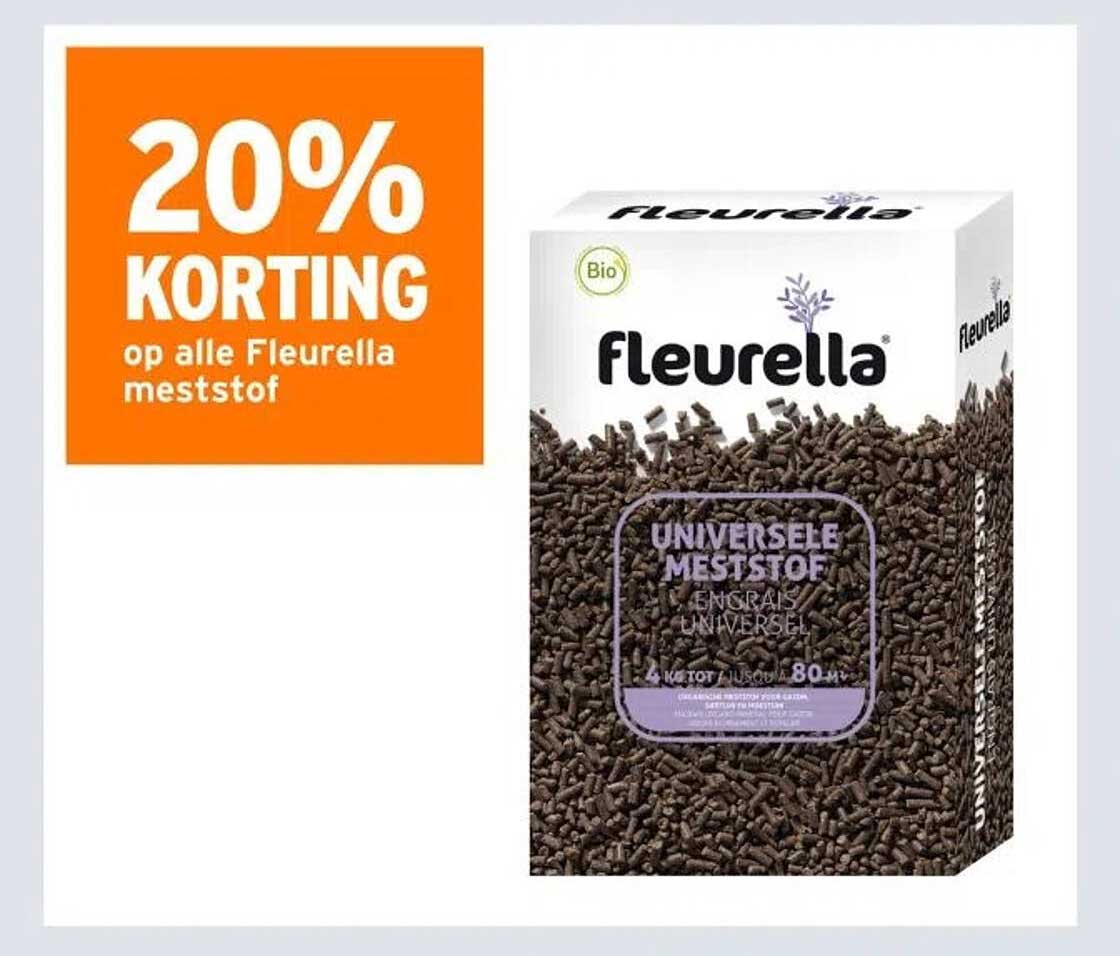 20% KORTING op alle Fleurella meststof
