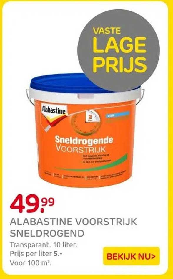 ALABASTINE VOORSTRIJK SNELDROGEND