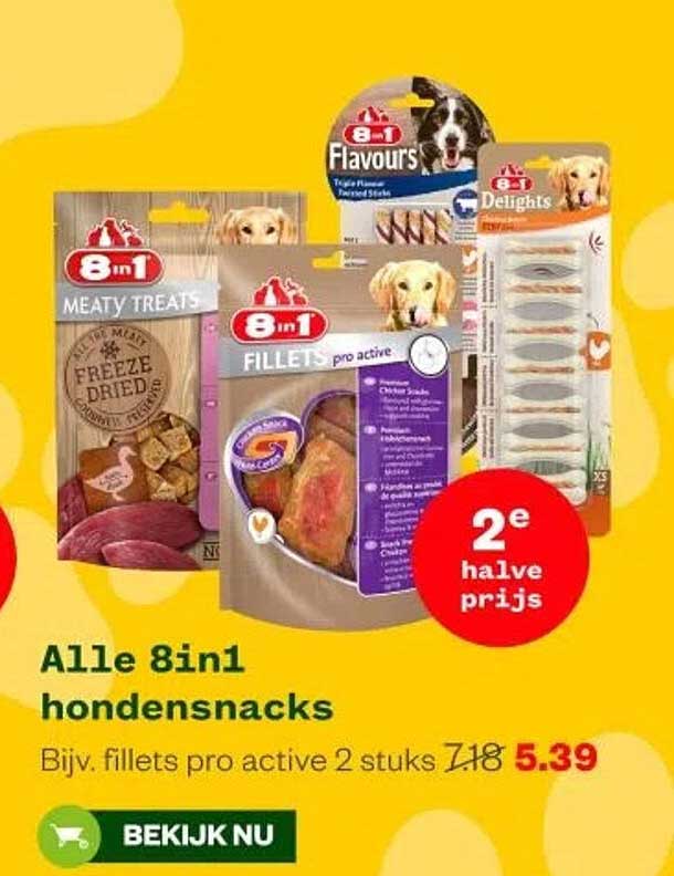 Alle 8in1 hondensnacks