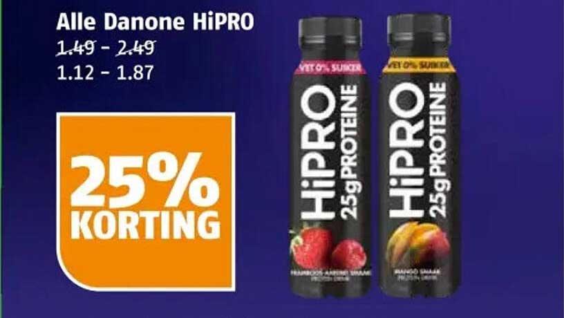 Alle Danone HiPRO