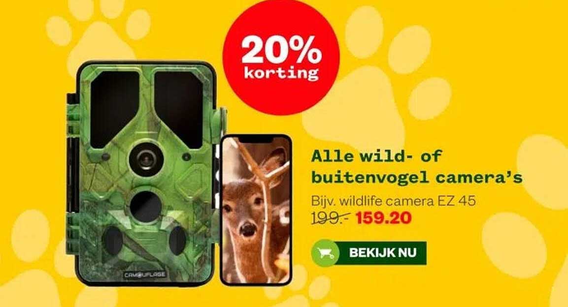Alle wild- of buitenvogel camera's