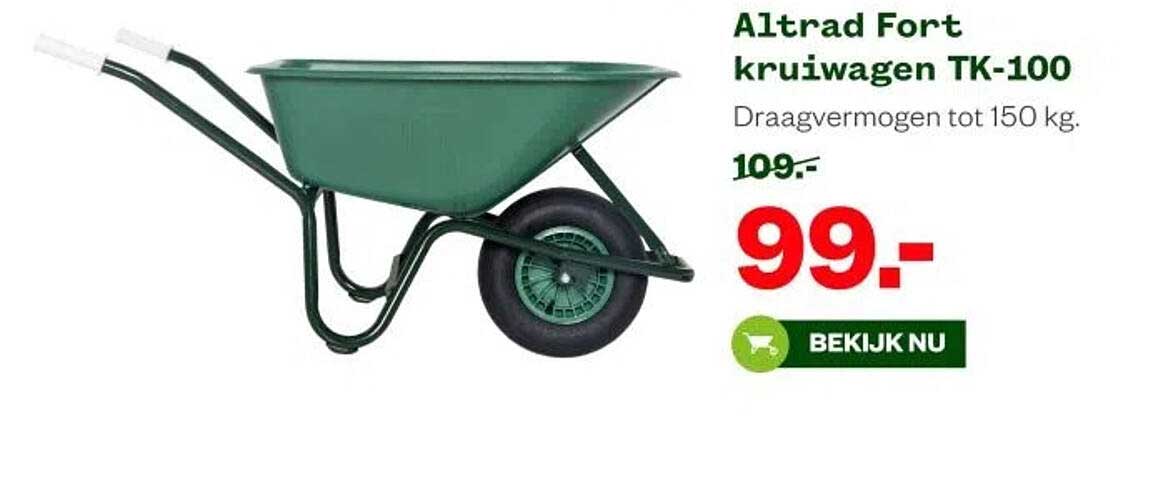 Altrad Fort kruiwagen TK-100